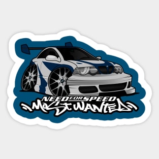 BMW E46 - Need for Speed Most Wanted Sticker